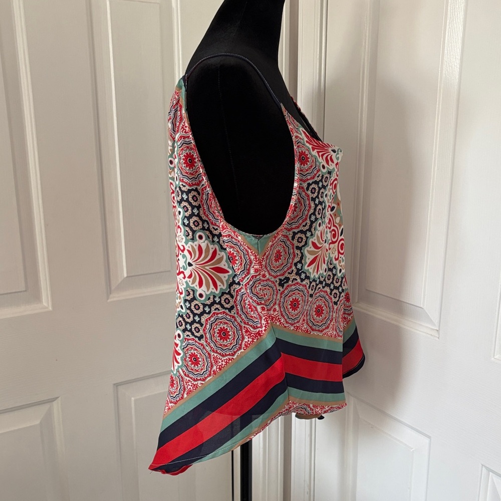 Live 4 Truth Multicolor Mandala Handkerchief Tank Top - Picture 10 of 13